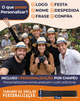 Chapéu Panamá Marrom Claro