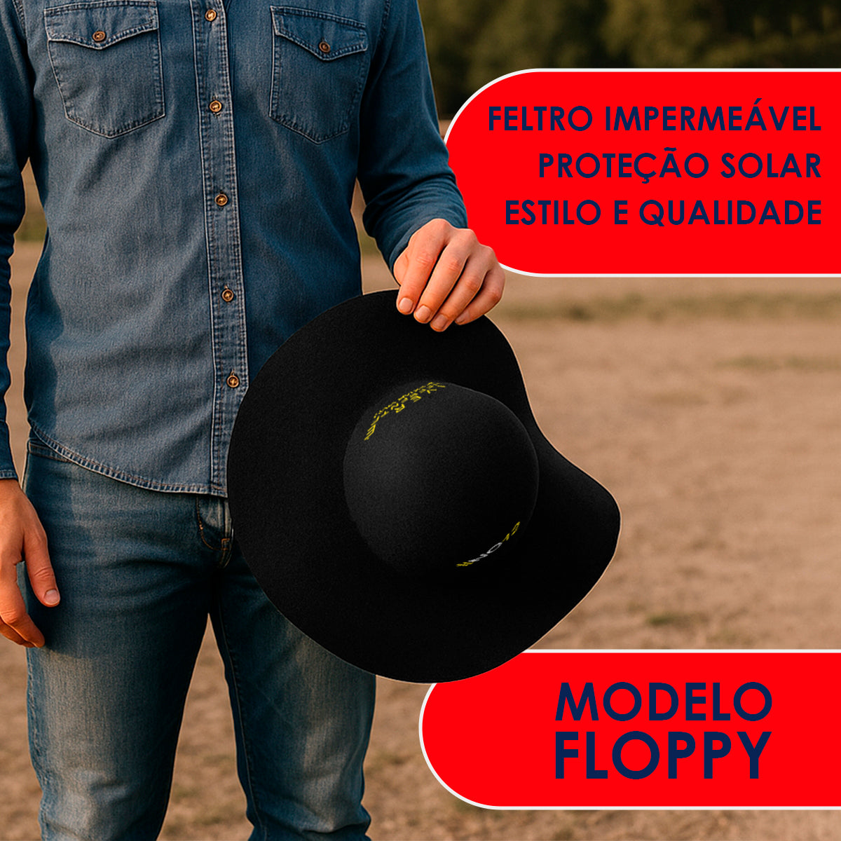 Chapéu Modelo Natanzinho - Viver é Diferente de Estar Vivo