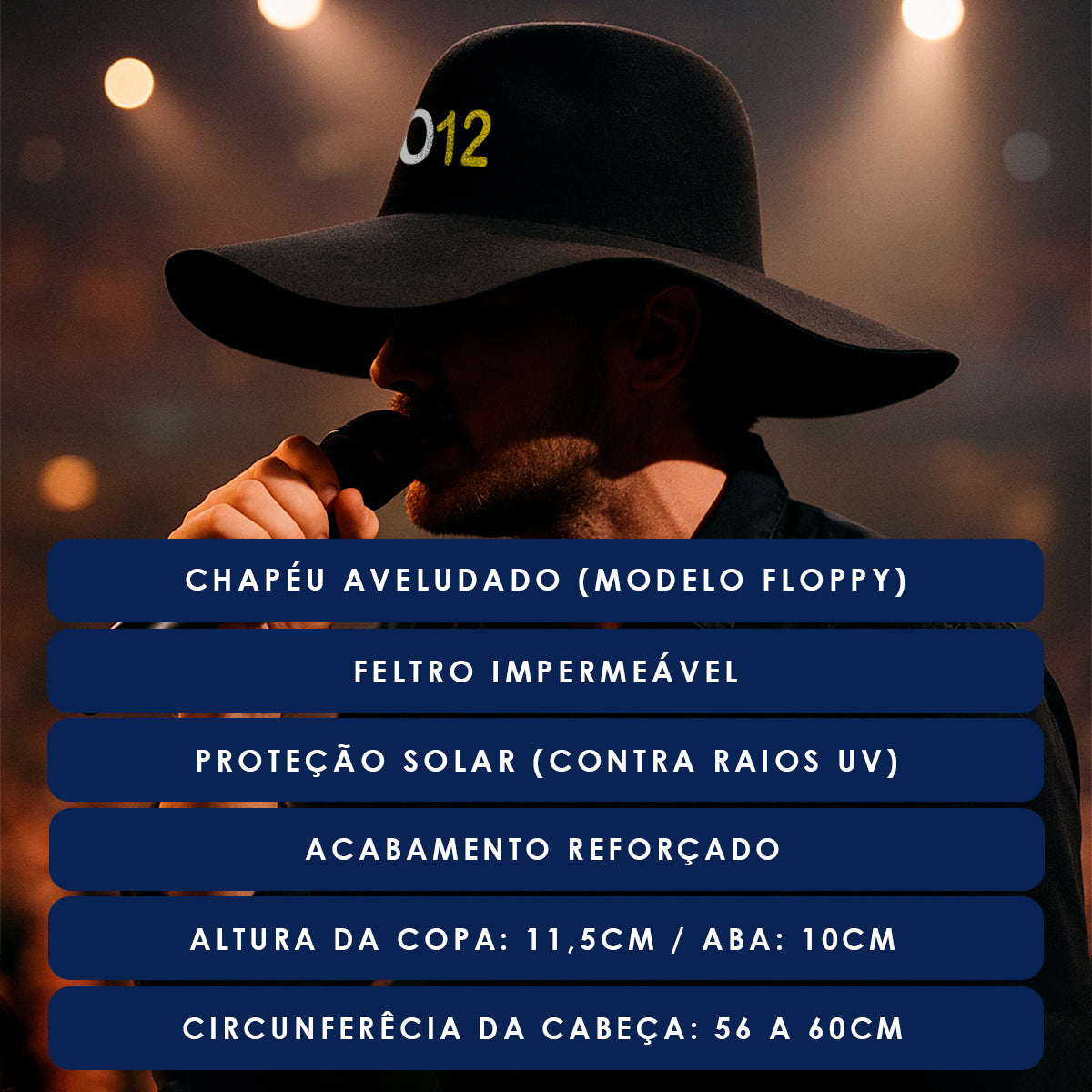 Chapéu Modelo Natanzinho - Viver é Diferente de Estar Vivo