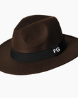Chapéu Fedora Marrom Escuro
