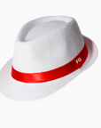 Chapéu Samba Branco e Vermelho