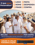 Chapéu de Juta Natural com Forro Interno